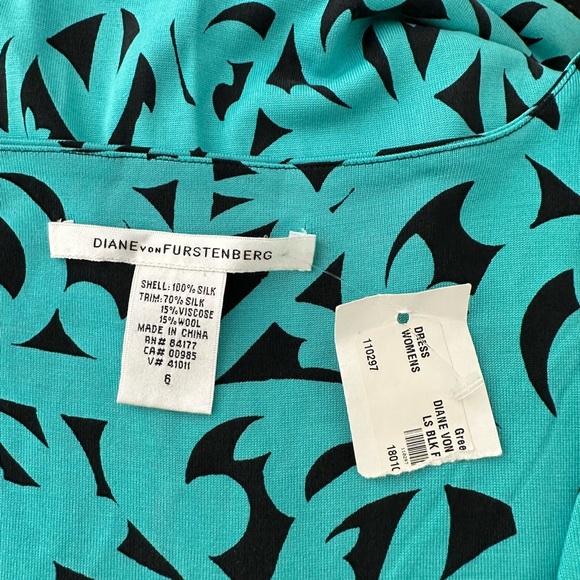 Diane Von Furstenberg Laetitia Silk Dress NWT - Picture 4 of 5